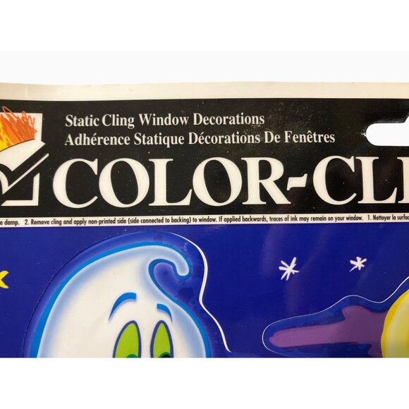 Halloween Ghost Color-Clings Window Decorations - Reusable & Removable - Picture 5 of 9